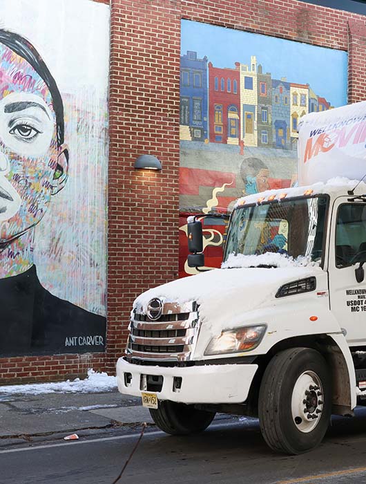 WellKnown Moving Company Truck on N Front St, Philadelphia, PA