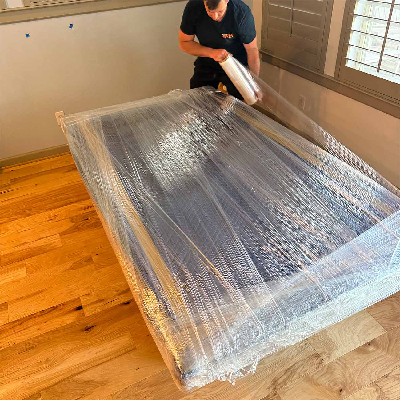 Wrapped table