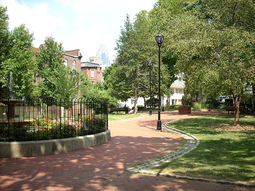 Fitler Square park in Philadelphia