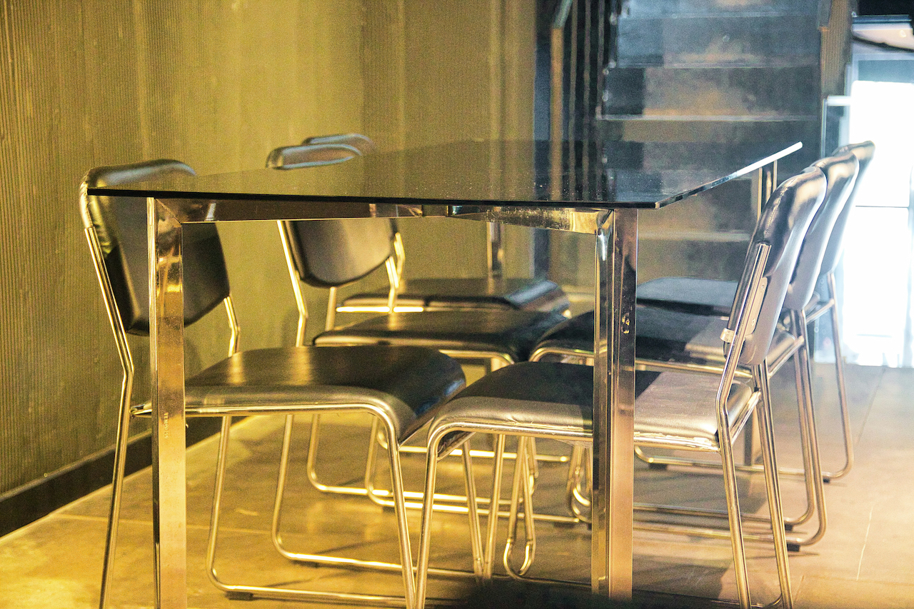 Moving Glass Table